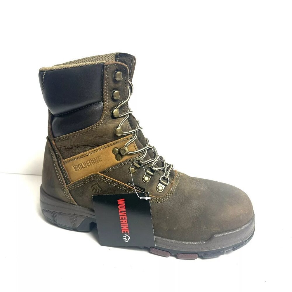 Wolverine Mens Cabor 8” Boot Brown Size 10.5 M